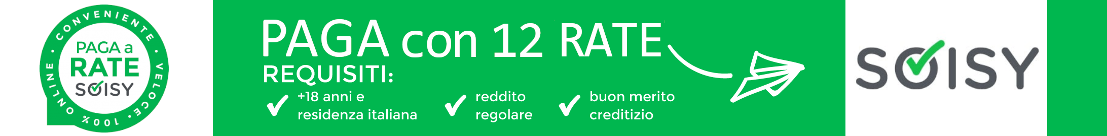 Pagamento rateale con Soisy categoria Motozappe