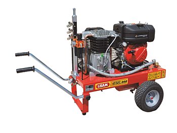 Motocompressore Lisam LM 990 Diesel motore Lombardini con avviamento manuale