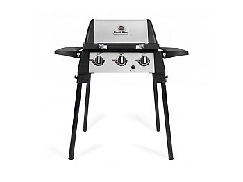 Barbecue a gas portatile Broil King PortaChef 320 da 5,25 kW e 2 piani laterali