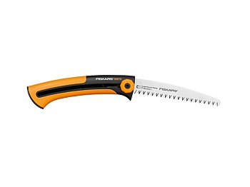 Fiskars SW73, Segaccio da potatura con lama da 26cm retrattile e gancio per cintura