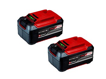 2 Batterie Einhell 18V 5,2 Ah Power X-Change PLUS compatibili con TWIN-PACK