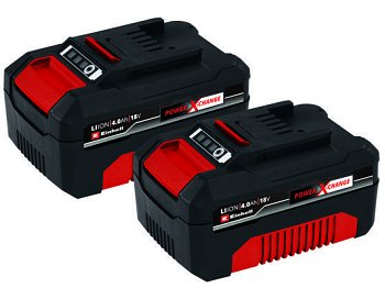 Kit 2 batterie Einhell PXC 18V 4,0 Ah sistema Power X-Change