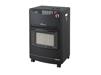 Stufa a gas Niklas Nova infrarossi 4200W 120mc colore nero