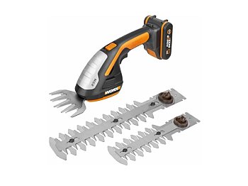 Worx Forbice elettrica Worx WG801E con batteria 20V 2Ah con 3 lame