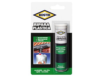 Bostik Stucco epossidico in stick ripara plastica Bostik colore grigio chiaro