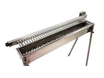 Barbecue a carbone automatico a batteria per arrosticini Tecnoroast TRS-40B Inox