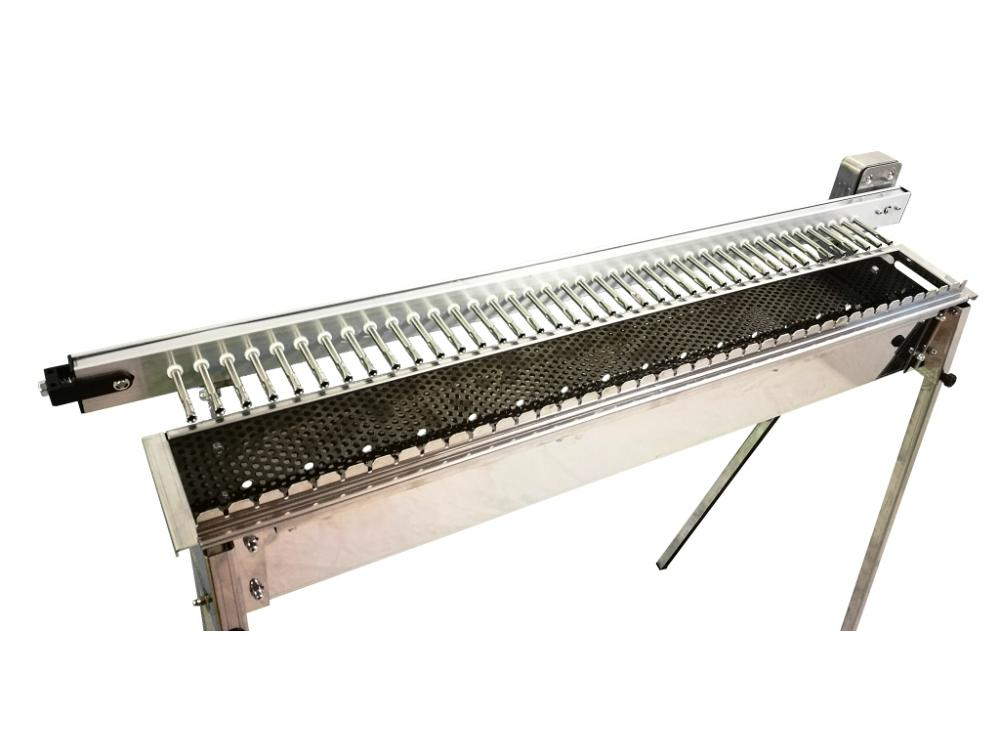 GRIGLIA A CARBONE PER ARROSTICINI TECNOROAST - SERIE OLD - STRUTTURA IN  ACCIAIO INOX - GRILL MANUALE A CARBONEL - TCR/03