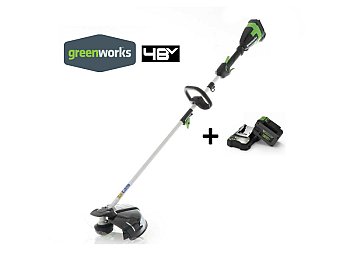 Decespugliatore 48V multifunzione Greenworks GD48TX con batteria 4h e carica