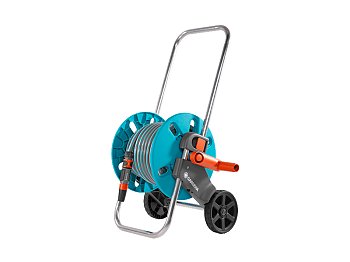 Carrello avvolgitubo Gardena Set CleverRoll S con 20m di tubo ugello e connettori