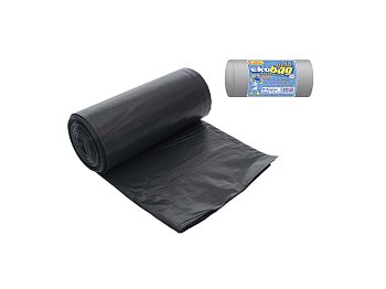 Sacco in plastica nero EcoBag 90x120cm confezione da 8pz