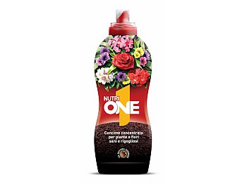 Concime liquido concentrato Nutri One 1 lt SBM piante e fiori sani e rigogliosi