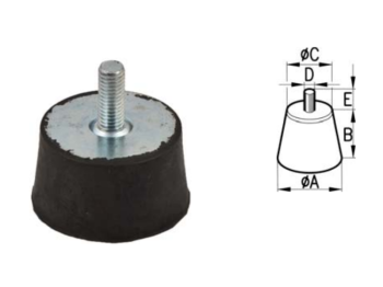 Antivibranti speciali tronco conico