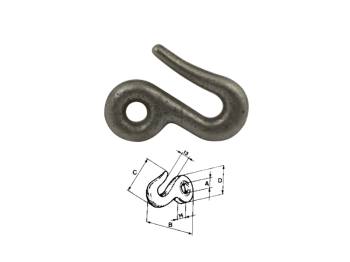 Cermag Uncino capo catena Cermag 62046