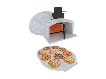 Forno a legna tradizionale Gusto 110 Super Marsicamin 550 kg