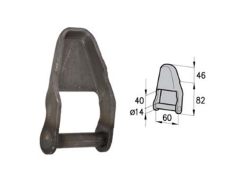 Staffa corta 60474 