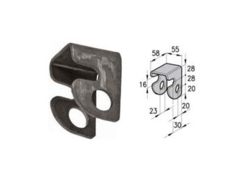 Particolare forato normale 60479 Cermag peso netto 0,333 kg