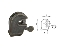 Cermag Chiusure a blocco Cermag Ø 20-40mm, L 62-98mm, H 115-140mm peso 0.4-2.56kg