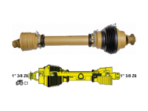 Eurocardan Albero cardanico omocinetico Eurocardan Cat. 2 CE 800-1500 mm 3/8 Z6