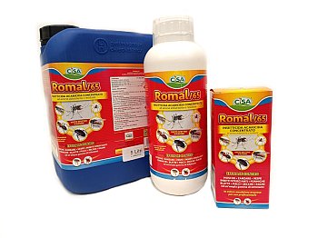 Insetticida liquido concentrato Romal/65 Cisa disinfestazioni 250ml 1lt 5lt