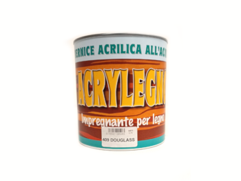 Vernice acrilica impregnante Acrylegno 409 Douglass 750ml legno esterno interno