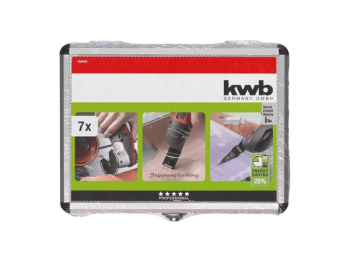 Valigetta 7 accessori per utensile multifunzionale KWB con sgancio rapido