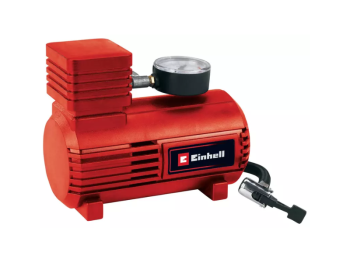 Compressore per auto Einhell CC-AC 12V manometro cavo 2,9 m e adattatori inclusi