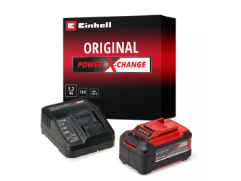 Einhell Kit batteria e caricabatteria Einhell PXC Starter Kit 18V 5,2Ah ioni di litio