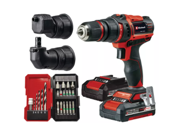 Trapano a batteria TE-CD 18/45 3X-Li +22 Einhell 2x2,0 Ah 18V kit incluso