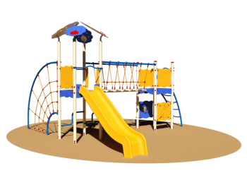 Villaggio Mizar 998 scaletta Giochipark EN 1176 H 355cm scivolo ponte area 53mq