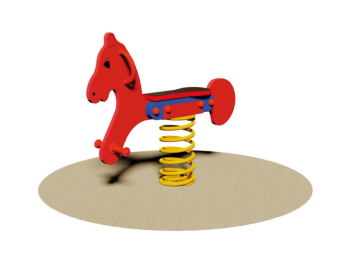 Giochipark Gioco a molla Cavallo 869 multistrato okoumé H55cm EN 1176 bambini 3-8 anni