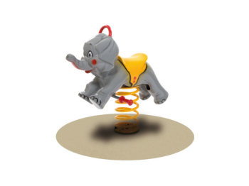 Giochipark Gioco a molla Elefante Vetroresina 281 EN 1176 H65cm per bambini 3-8 anni